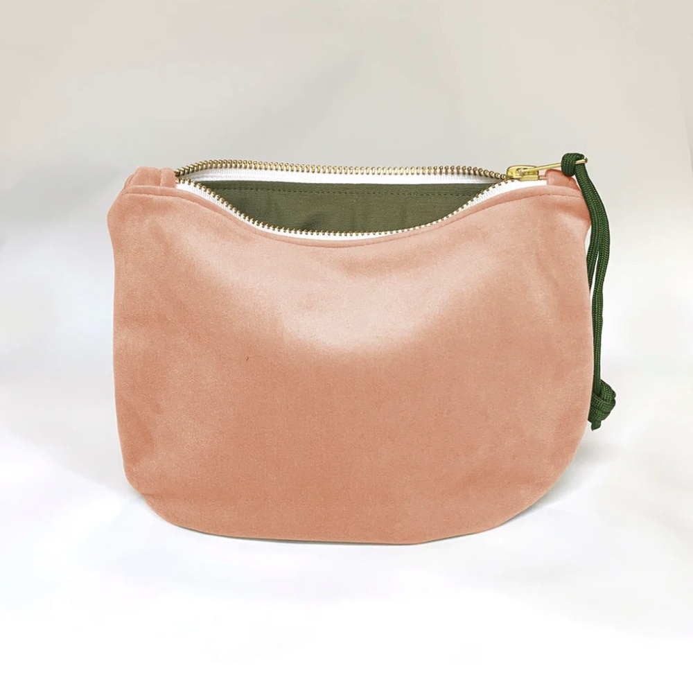 Elegant Blush Velvet Women's Bag